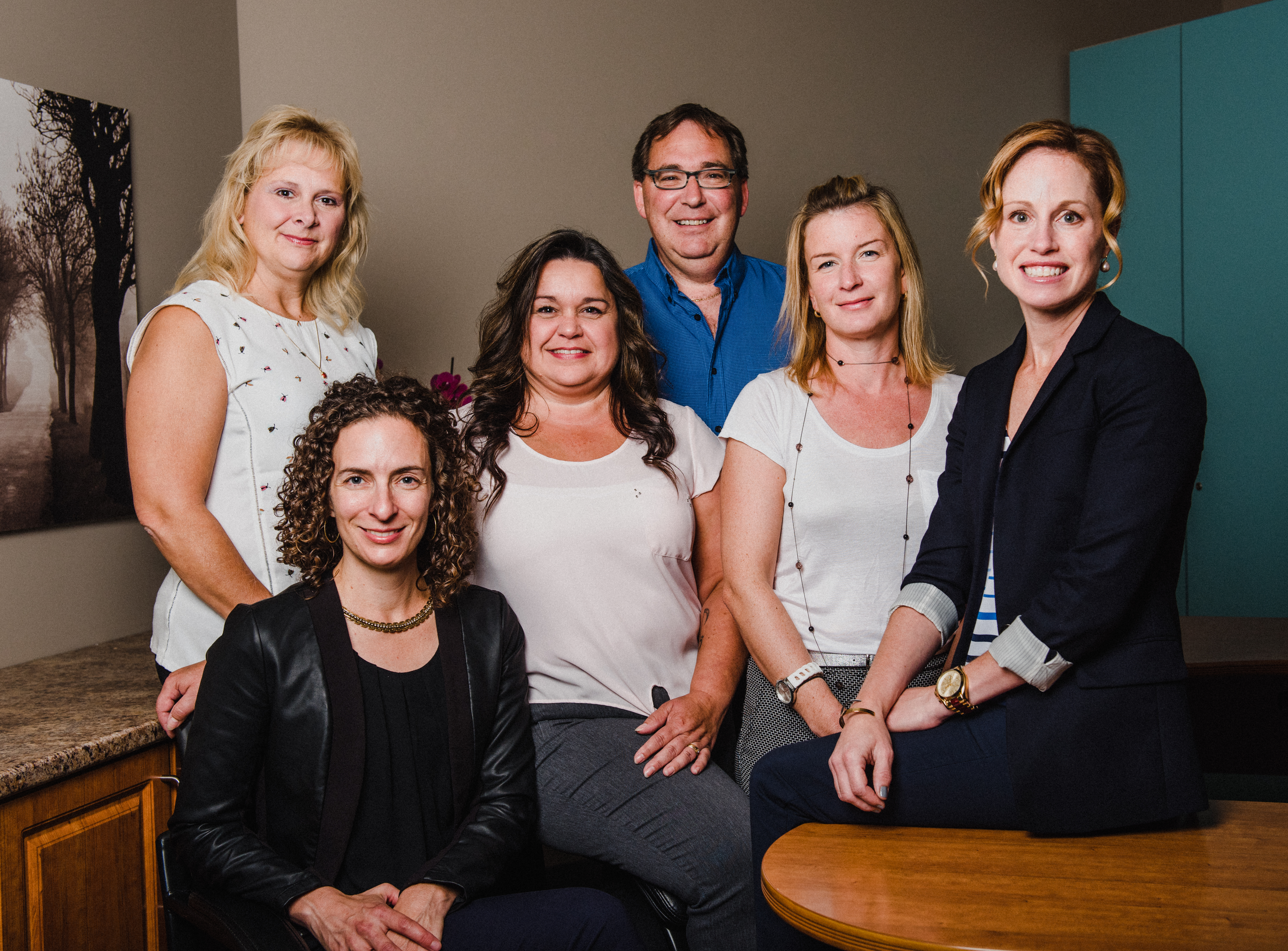 Group picture of the Ethier Hearing Clinic team