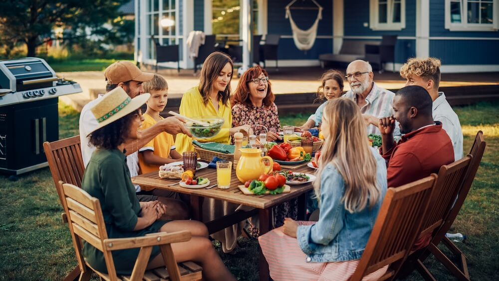 Summer BBQ with family