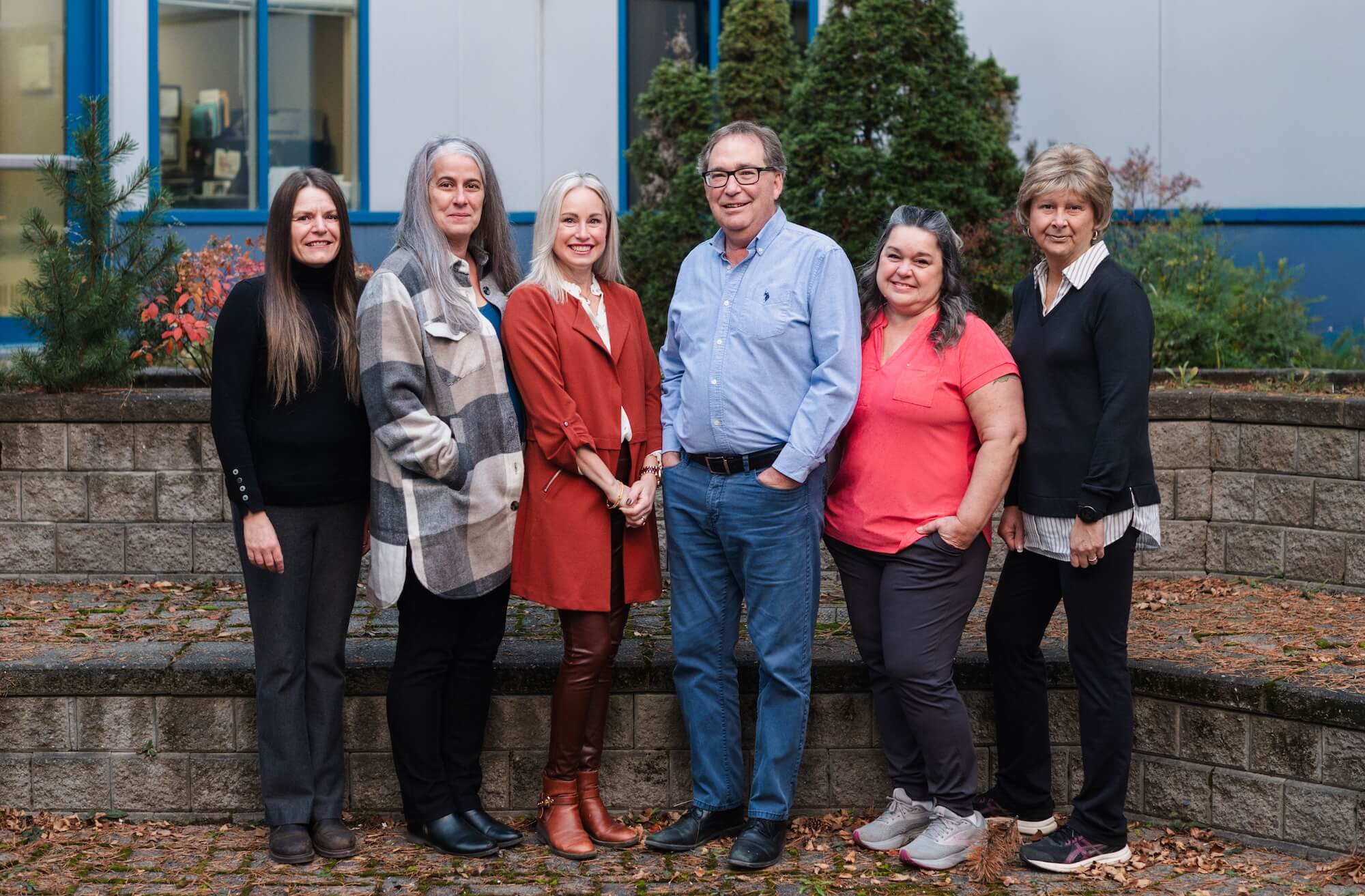 Group picture of the Ethier Hearing Clinic team